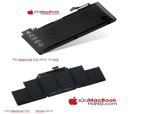 Thay Pin Macbook Pro 2012 chính hãng 12